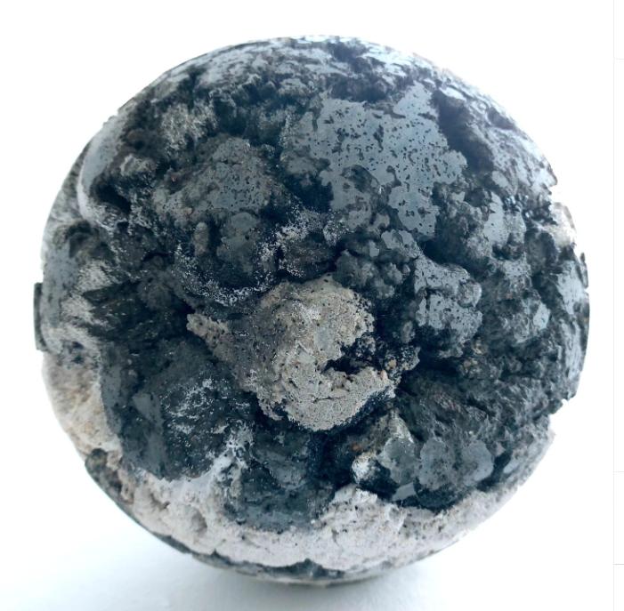 Sculpture sphere cratere